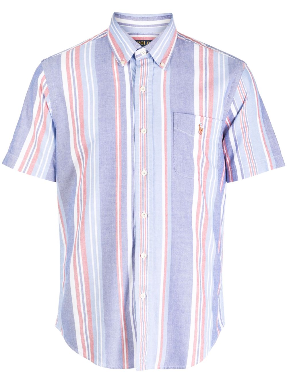 Polo Ralph Lauren 条纹棉衬衫 - 蓝色