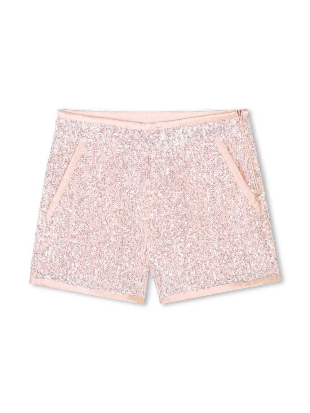 Chloé Kids 亮片缀饰短裤 - 粉色