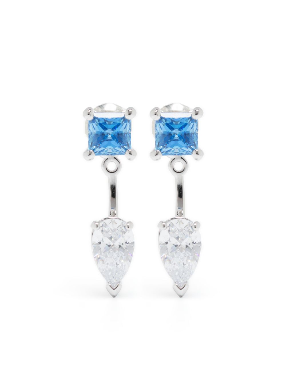 Swarovski Mesmera 晶饰耳坠 - 蓝色