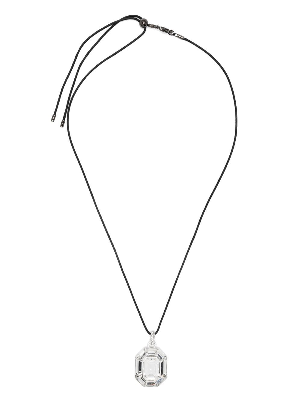 Swarovski Lucent 晶饰吊饰项链 - 黑色