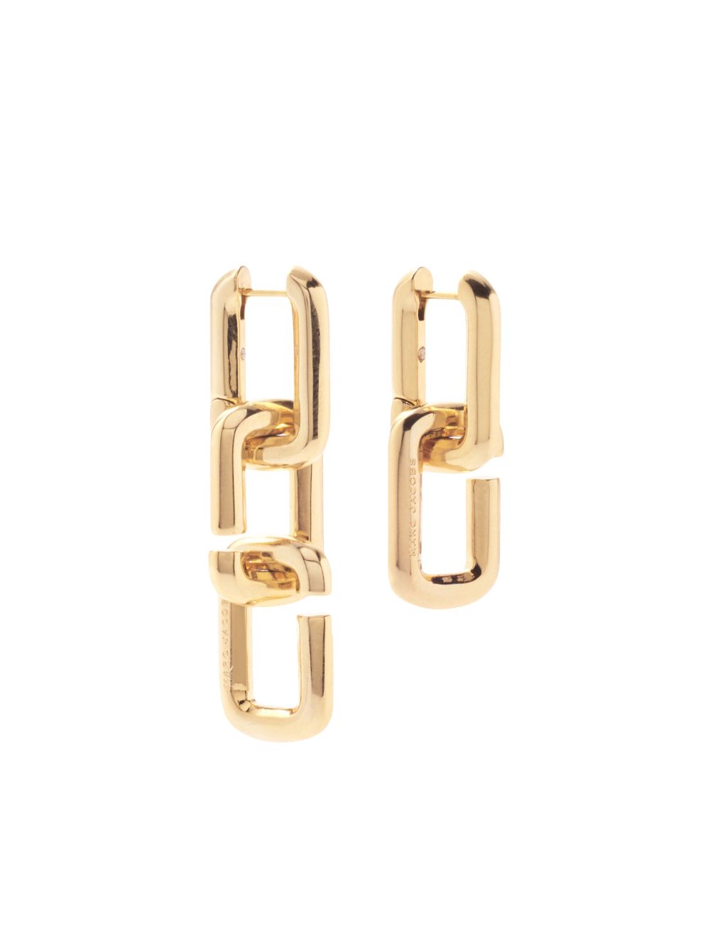 Marc Jacobs The J Marc 链式耳环 - 金色