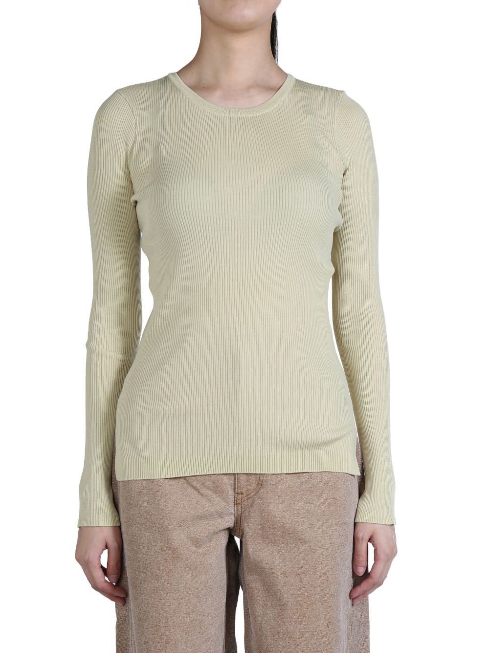 Auralee ribbed sweater - 中性色