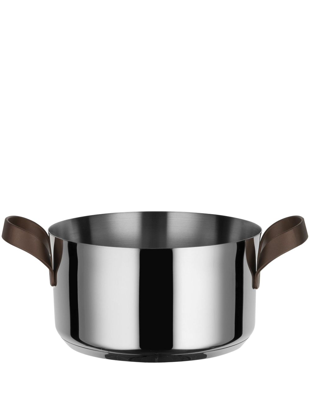 Alessi Edo Casserole 不锈钢平底锅（20厘米 x 12厘米 28.5厘米） - 银色