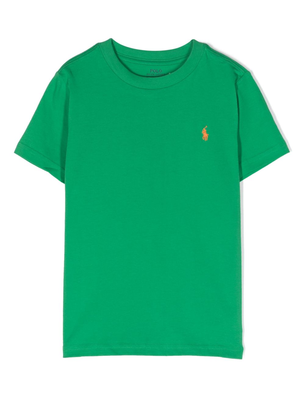 POLO RALPH LAUREN KIDS Polo Pony 刺绣棉T恤 - 绿色