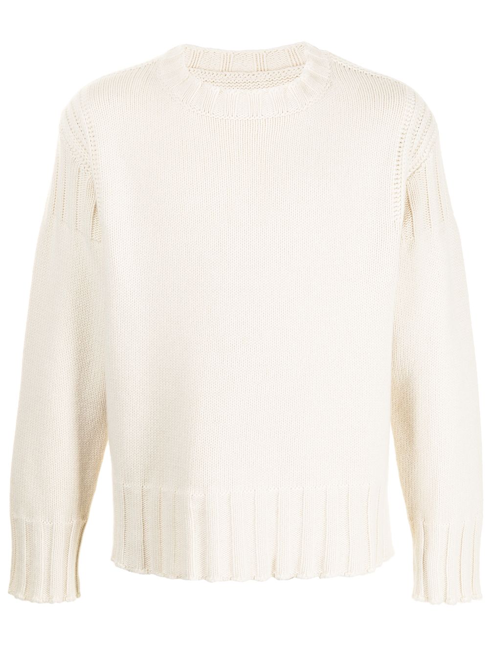 Jil Sander 圆领毛衣 - 白色