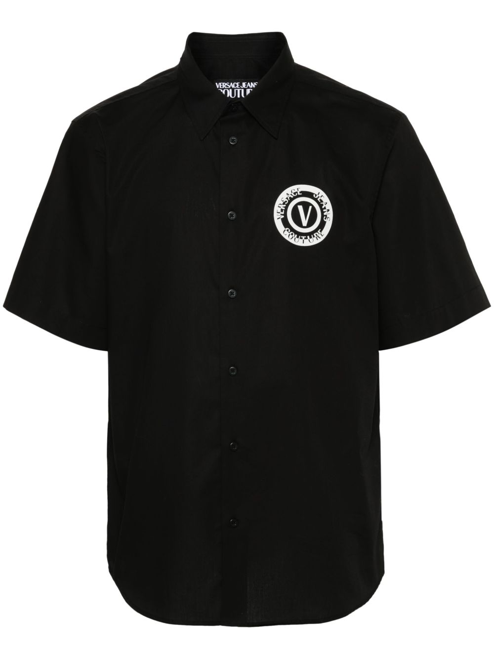 Versace Jeans Couture V-Emblem 衬衫 - 黑色