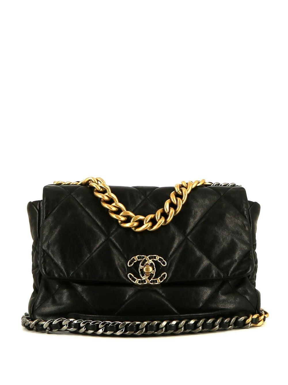CHANEL Pre-Owned 19 单肩包（2020年典藏款） - 黑色