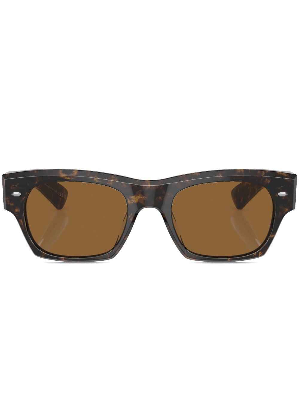 Oliver Peoples Kasdan 方框太阳眼镜 - 绿色