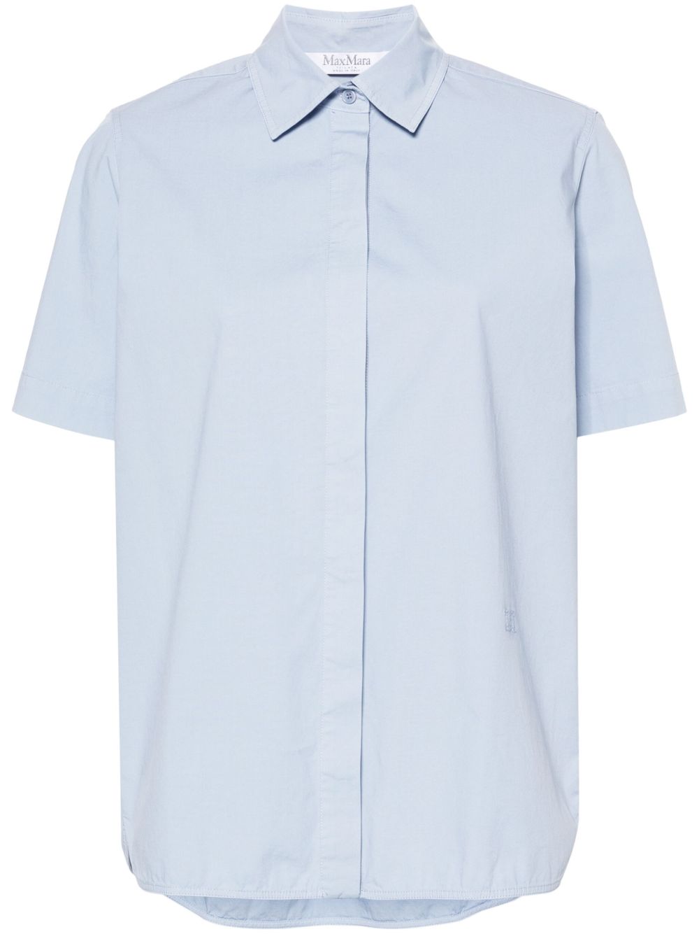 Max Mara Adunco 棉衬衫 - 蓝色