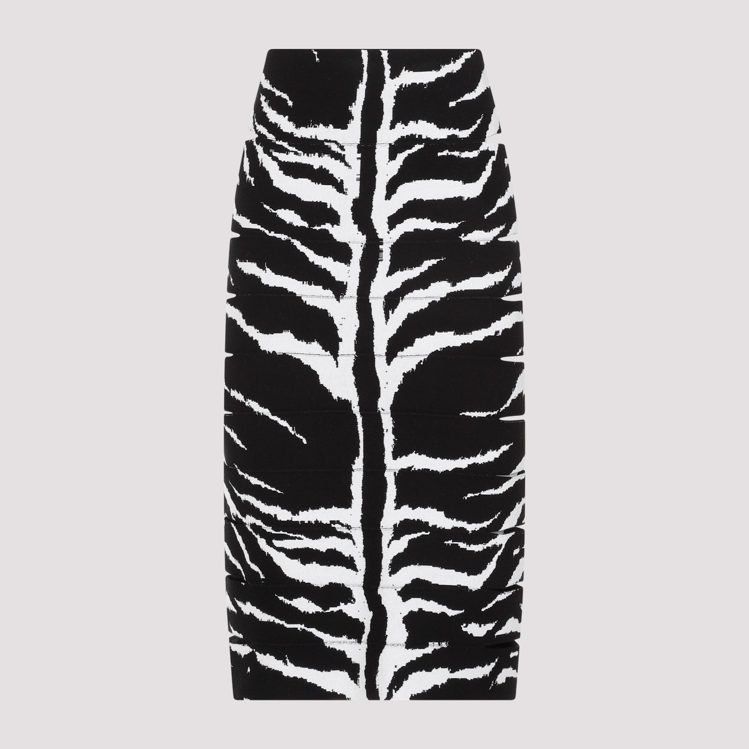 Alaia Zebra Pencil Skirt