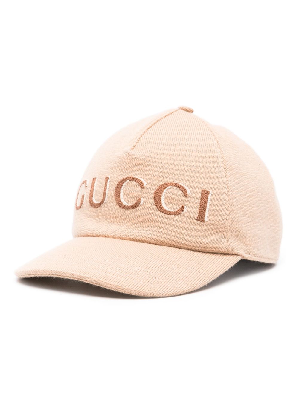 Gucci 刺绣羊毛棒球帽 - 中性色