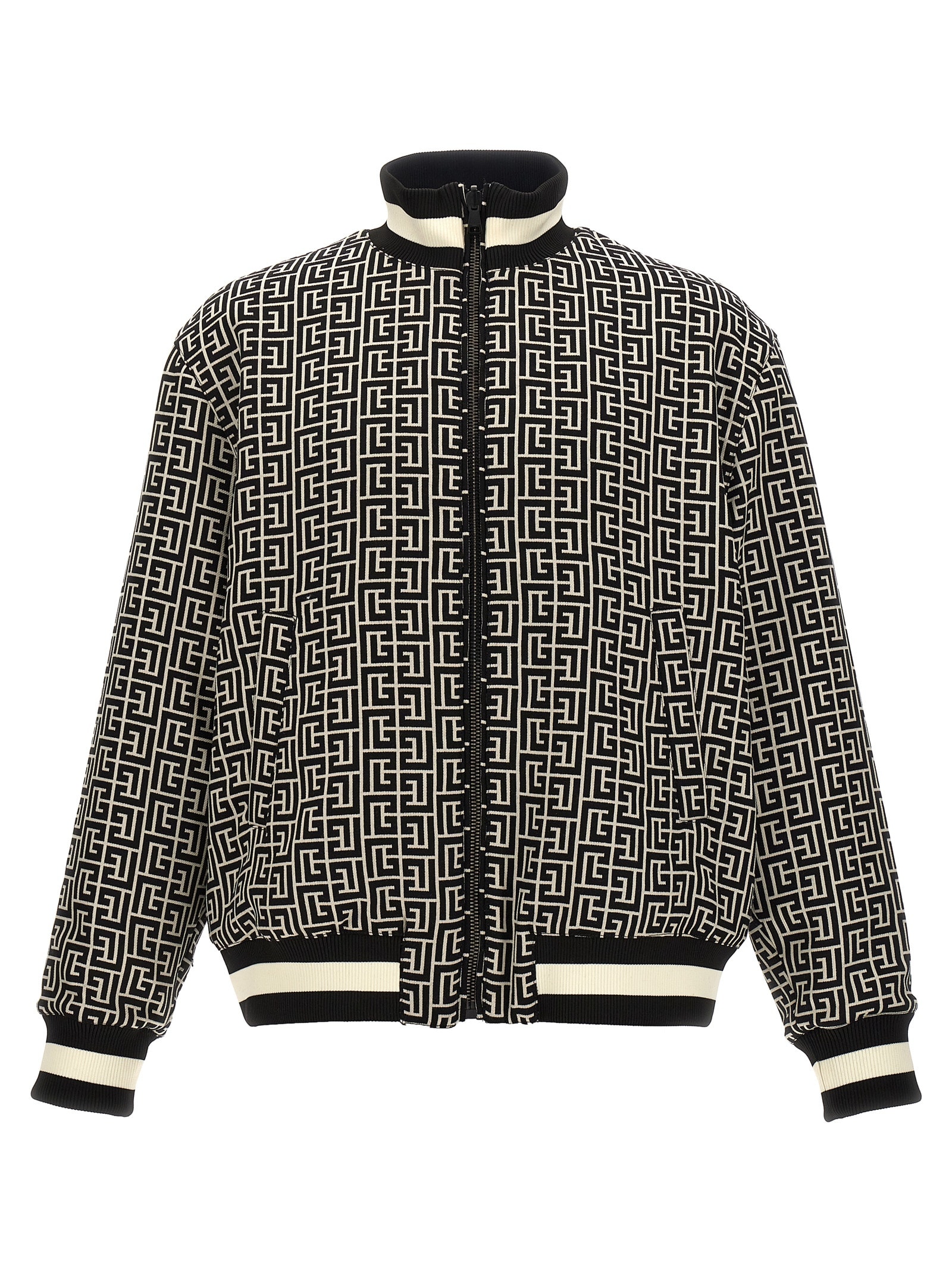 Balmain 老花双面飞行员夹克