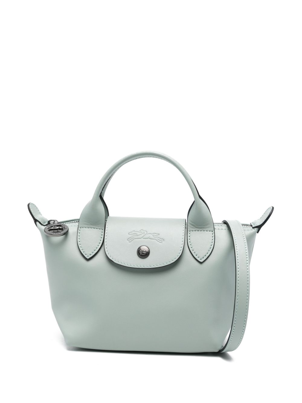 Longchamp Le Pliage 迷你手提包 - 绿色