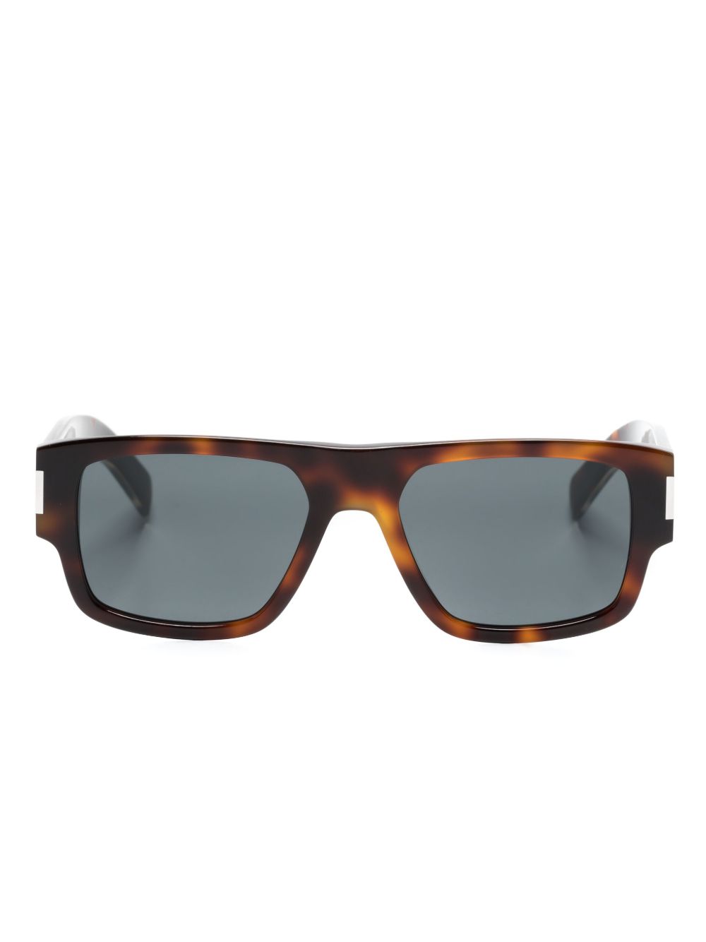 Saint Laurent Eyewear SL 659 方框太阳眼镜 - 褐色