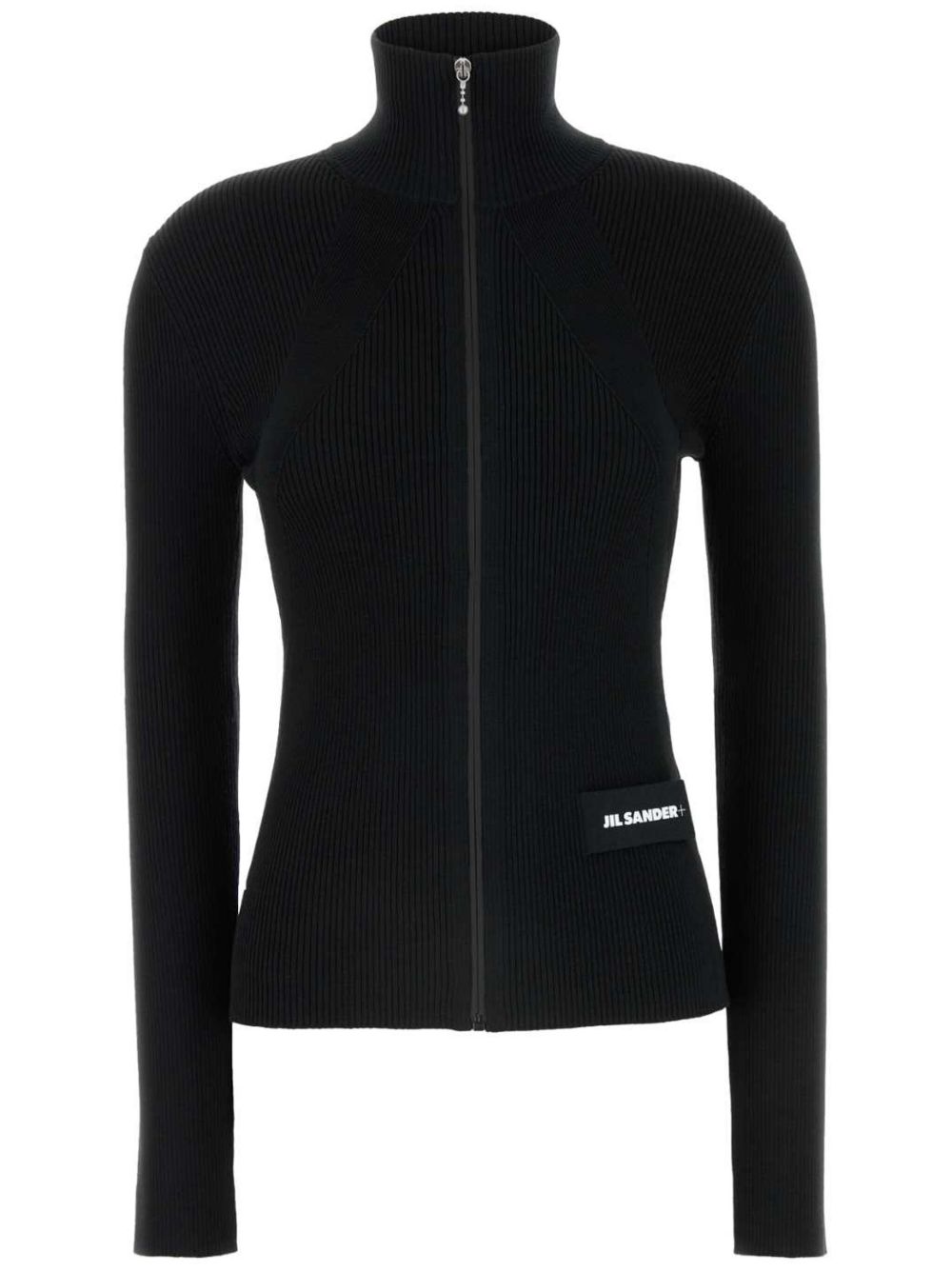 Jil Sander 针织开衫 - 黑色