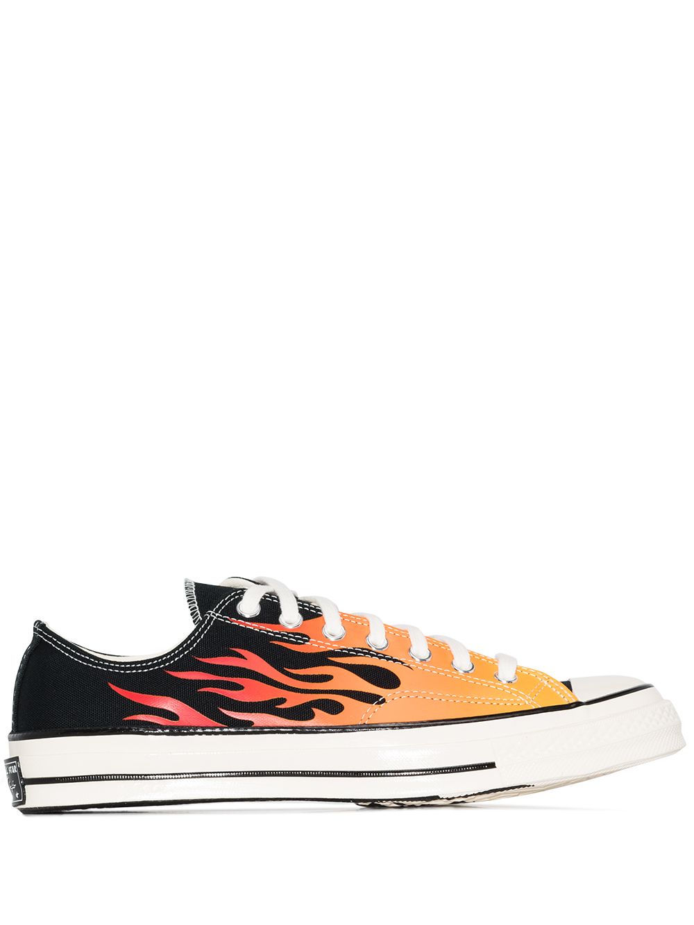 Converse CT70 Flames 拼色板鞋 - 黑色