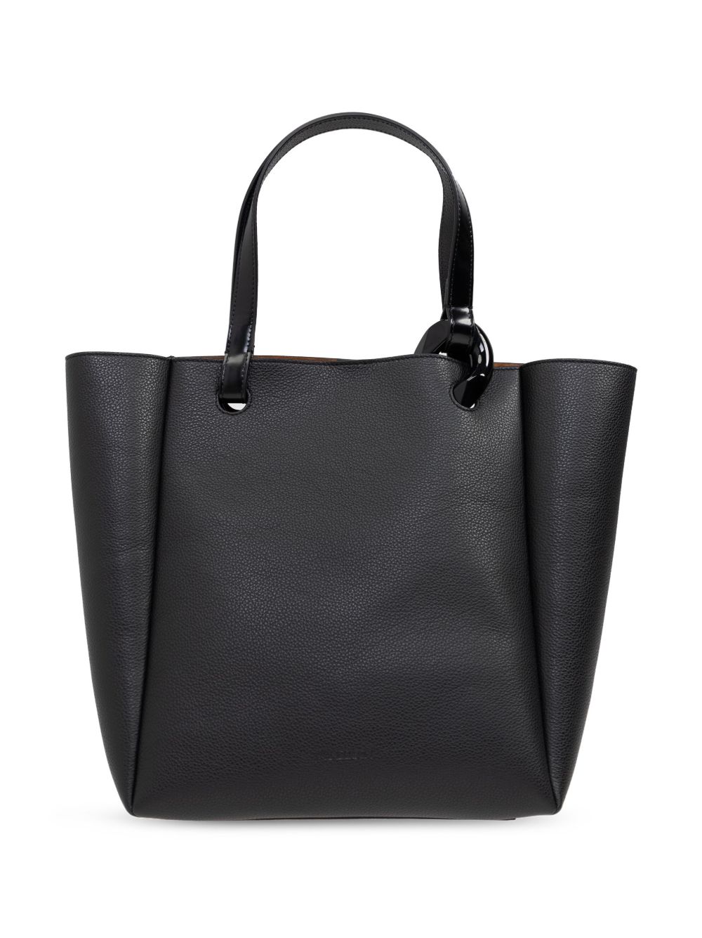JW Anderson Corner 皮质托特包 - 黑色