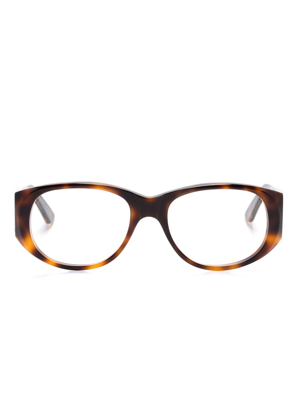 Marni Eyewear Orinoco River 长方形镜框眼镜 - 褐色