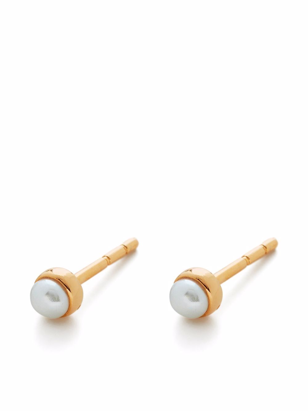 Monica Vinader Mini-pearl 耳钉 - 金色
