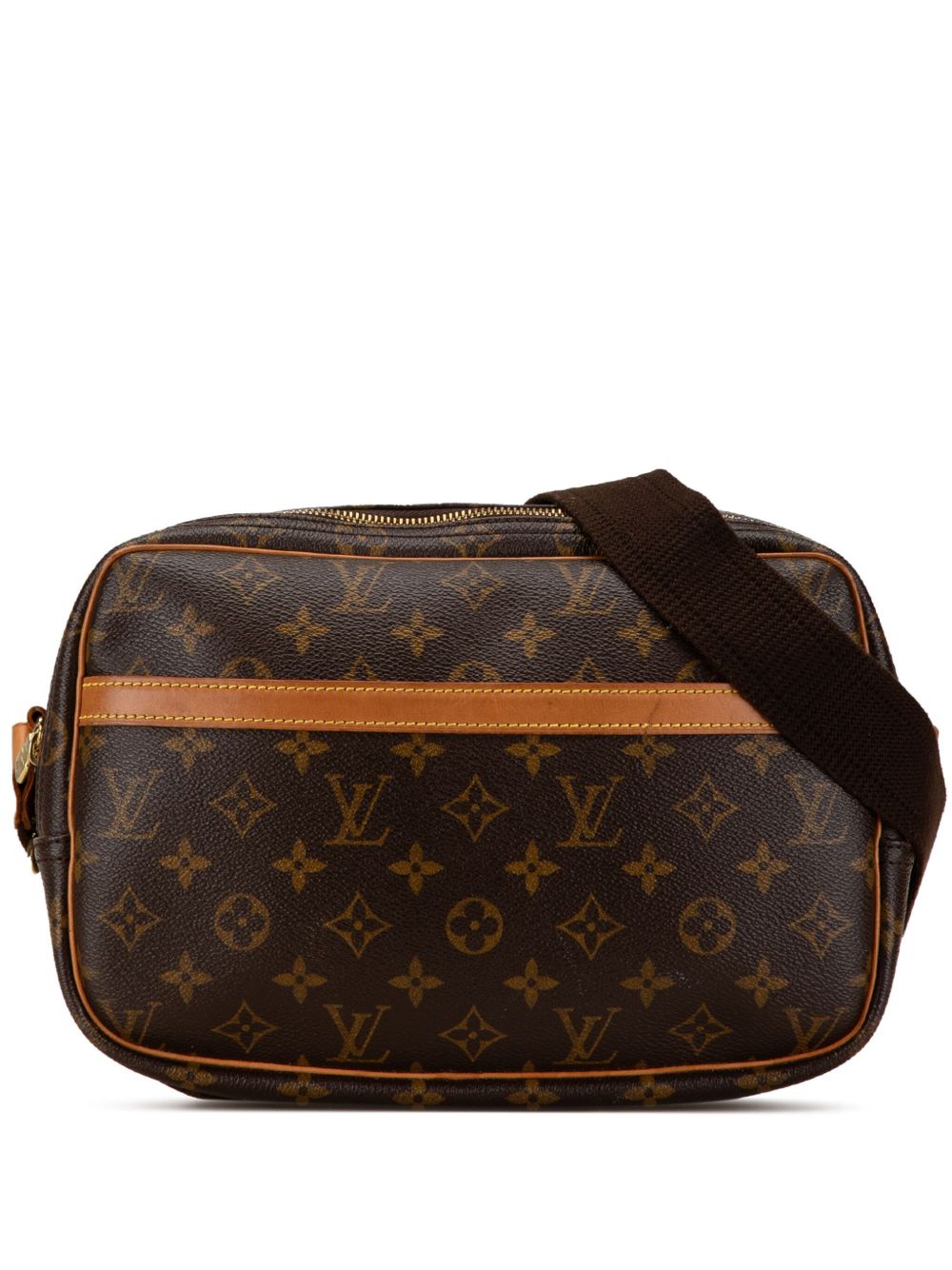 Louis Vuitton Pre-Owned Monogram Reporter PM 斜挎包（1997年典藏款） - 褐色