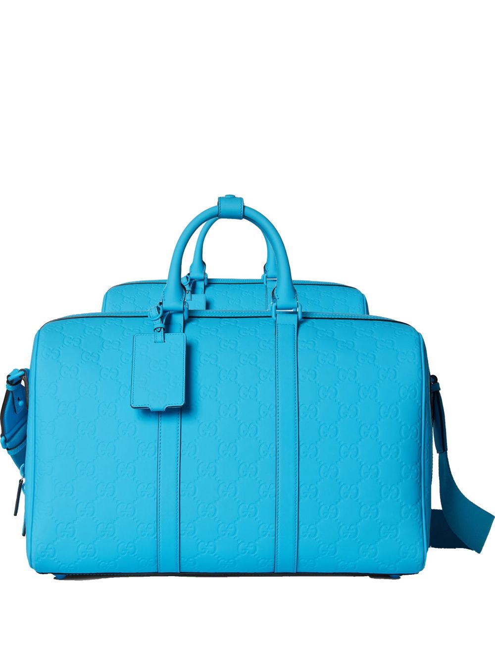 Gucci GG 中号手提旅行包 - 蓝色