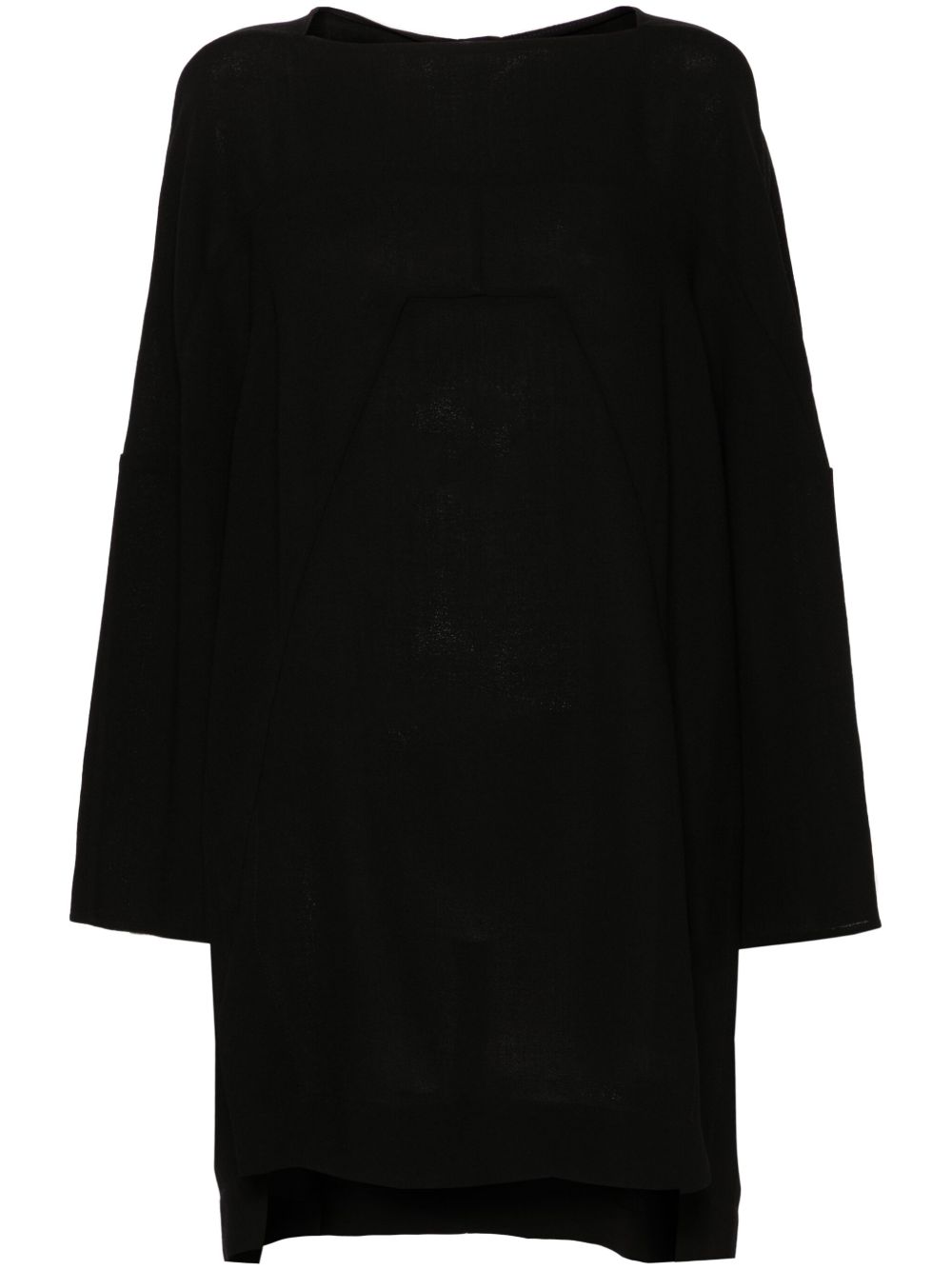 Rick Owens Phleg Mini 初剪羊毛罩衫 - 黑色