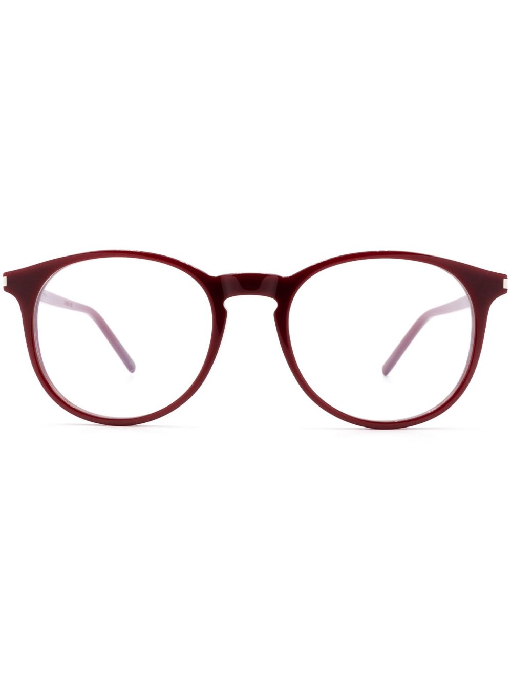 Saint Laurent Eyewear 106 圆框眼镜 - 红色