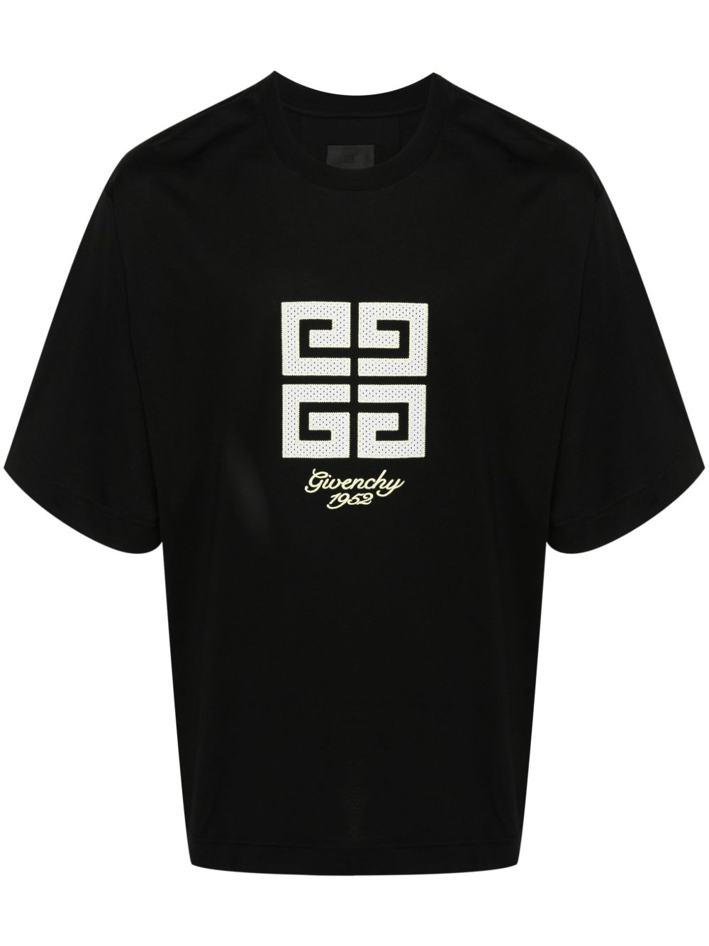 Givenchy 4G 图案棉T恤 - 黑色