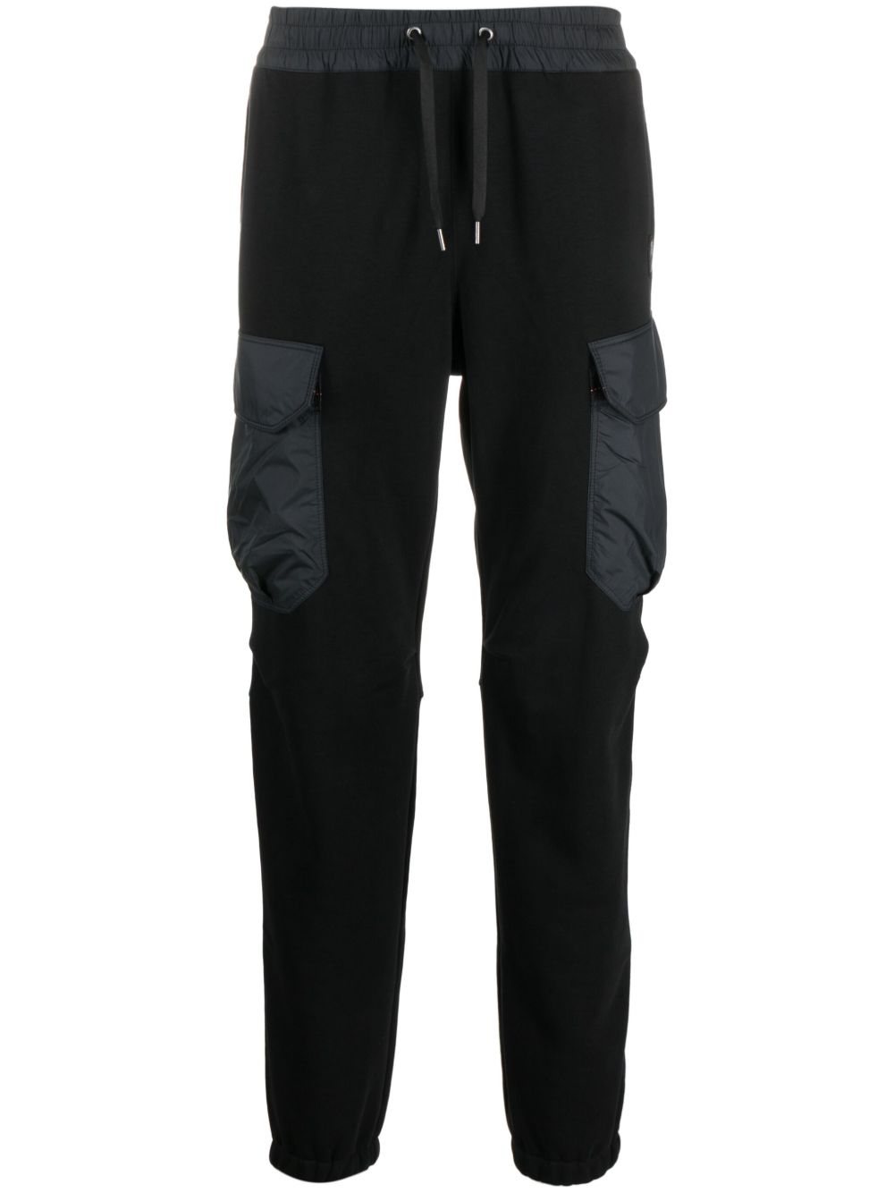 Parajumpers logo 贴花抽绳运动裤 - 黑色