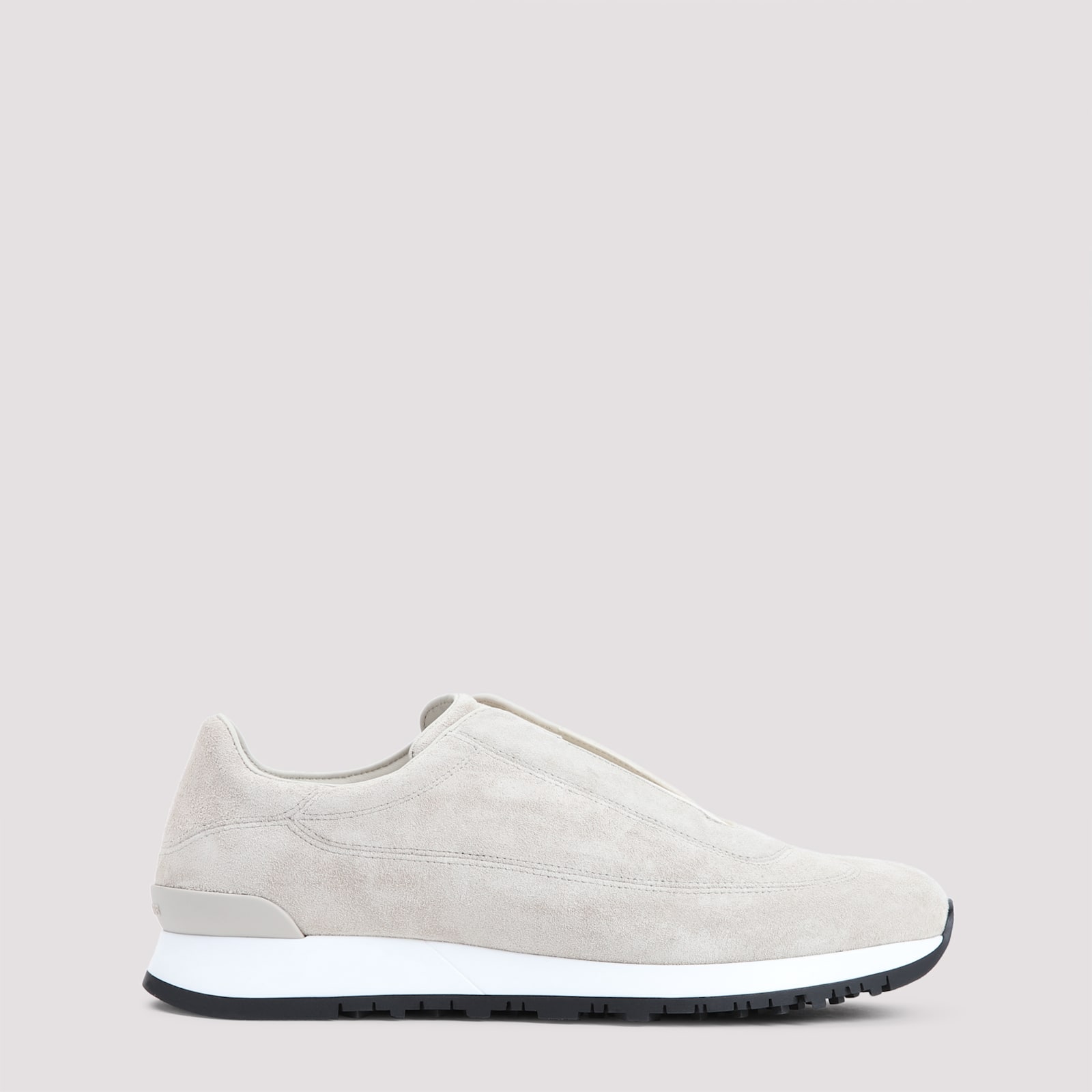 John Lobb Lift Suede Foundry Loafers