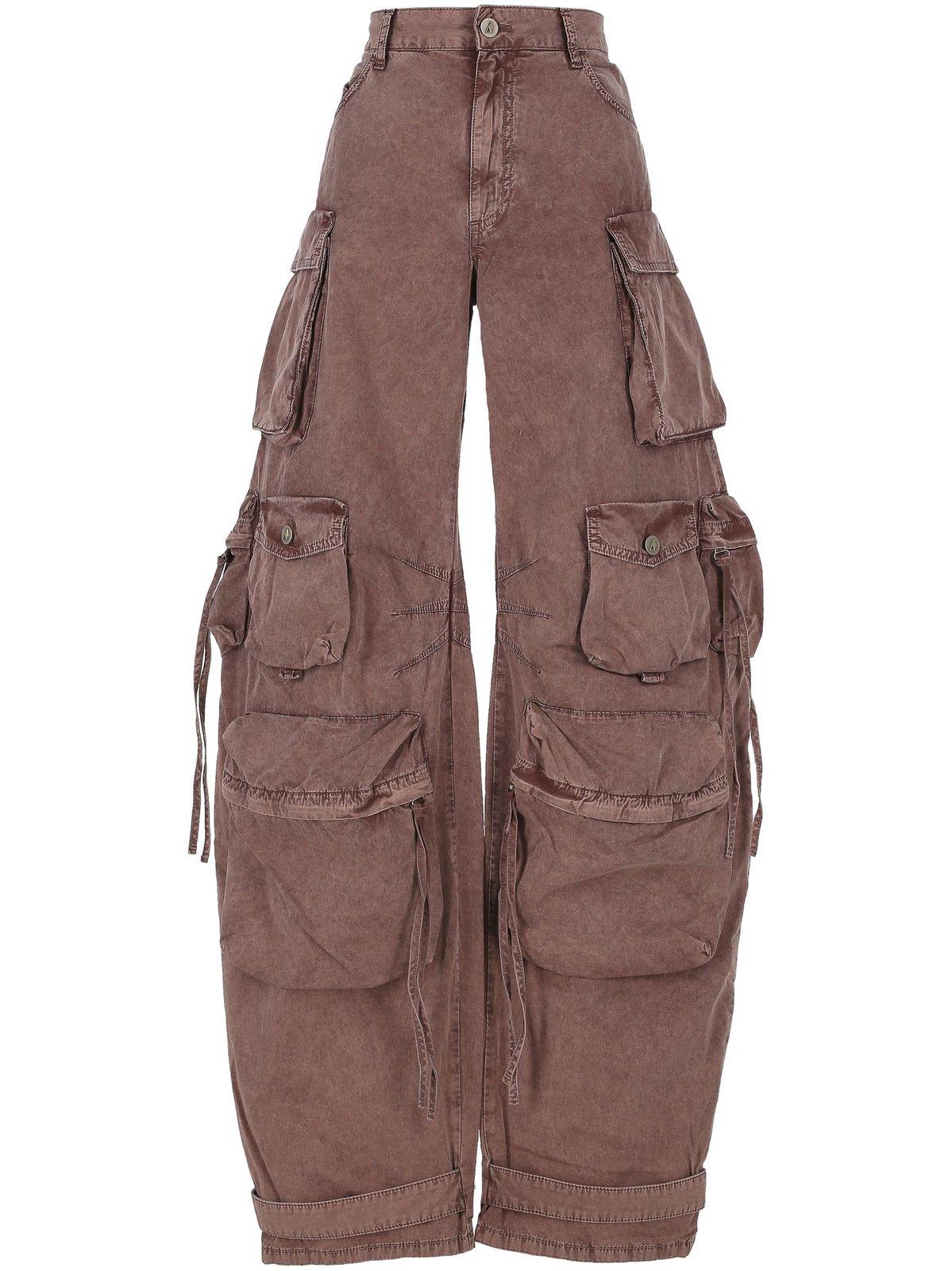 The Attico Fern Washed Long Pants
