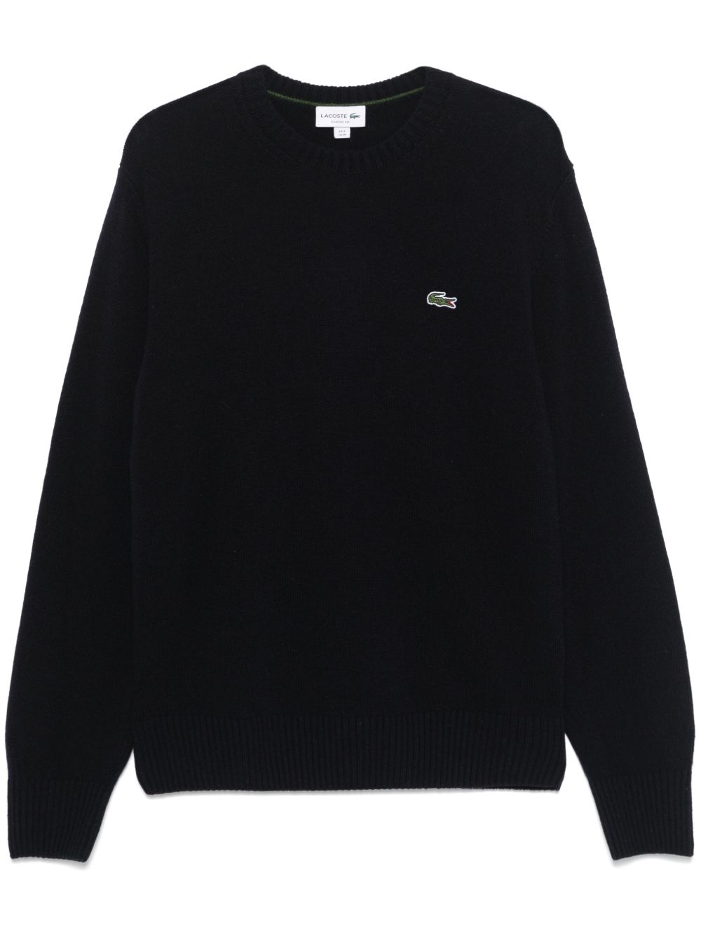 Lacoste 圆领羊毛毛衣 - 蓝色