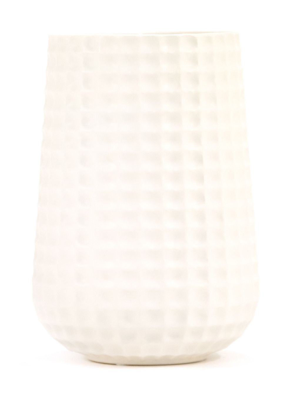 Cappellini Trace ceramic vase (17cm) - 白色