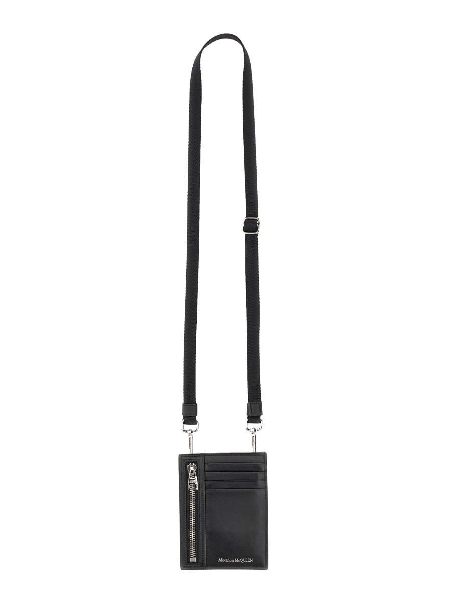 Alexander McQueen 卡包 带logo印花