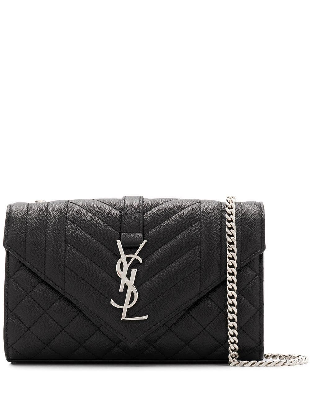 Saint Laurent 圣罗兰 Monogram单肩包 - 黑色