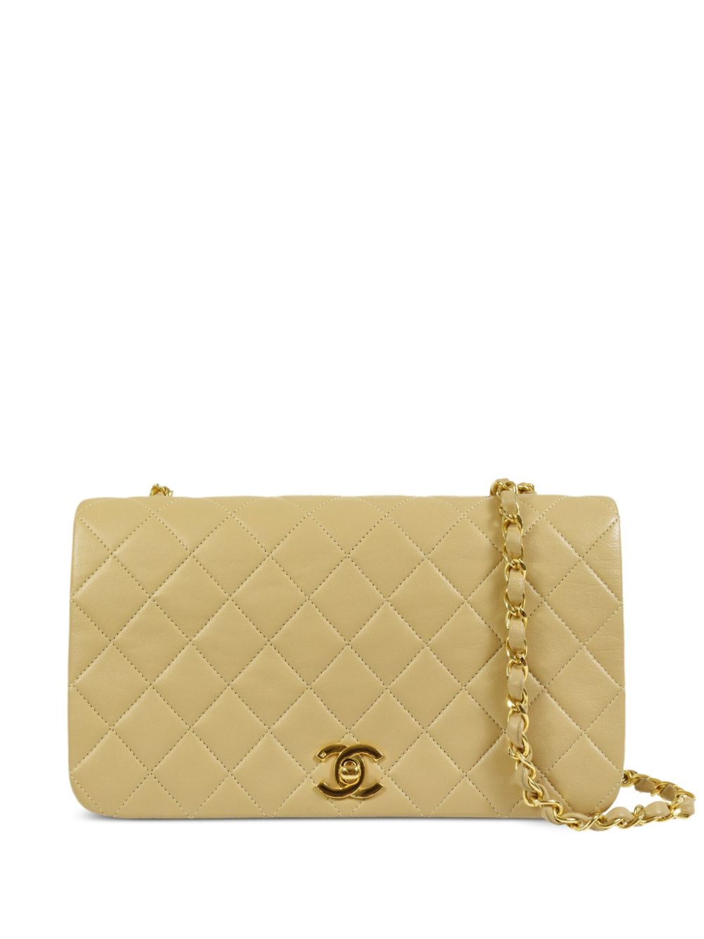 CHANEL Pre-Owned Full Flap 单肩包（1990年典藏款） - 中性色