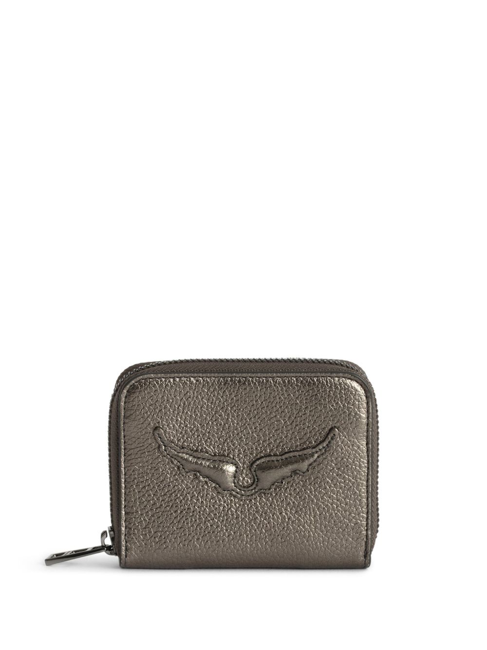 Zadig&Voltaire Mini ZV 皮质钱包 - 银色