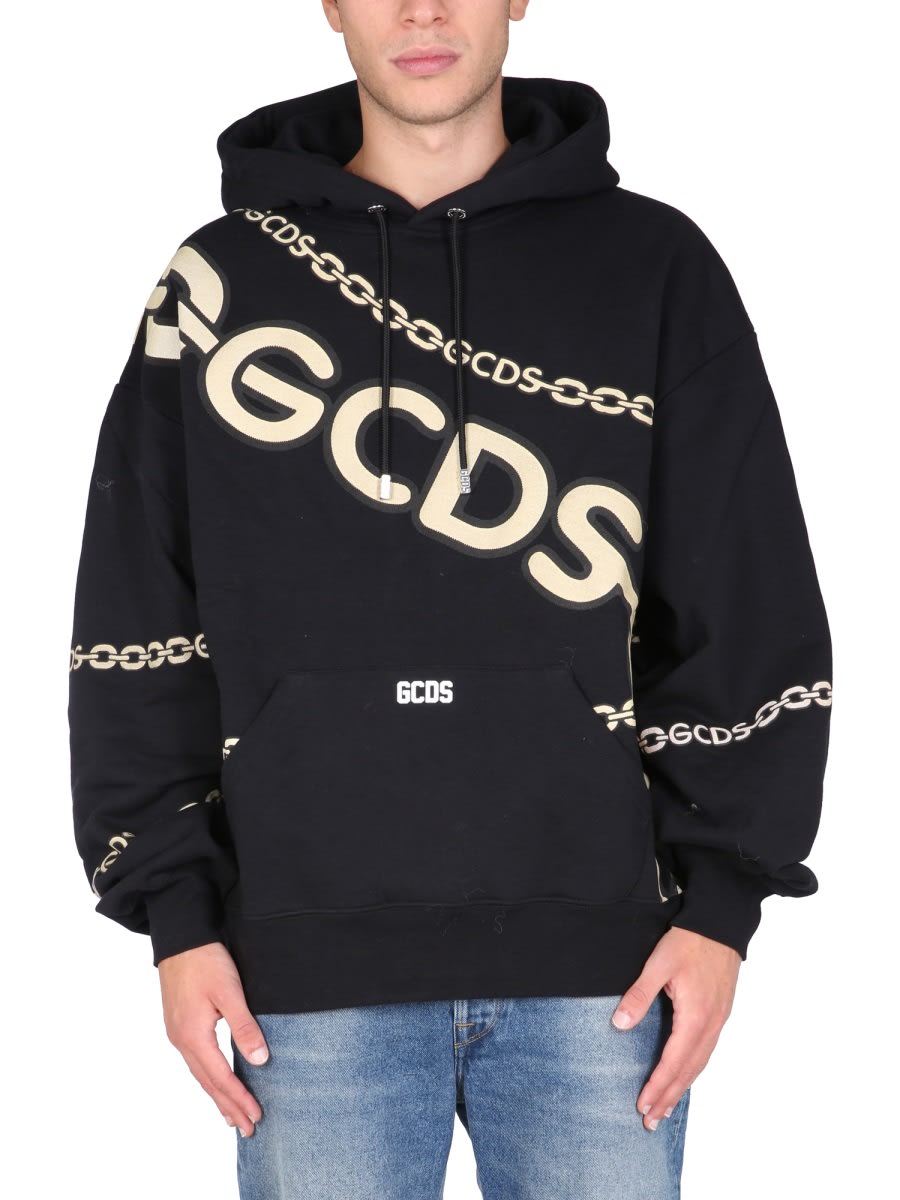 GCDS 链条卫衣