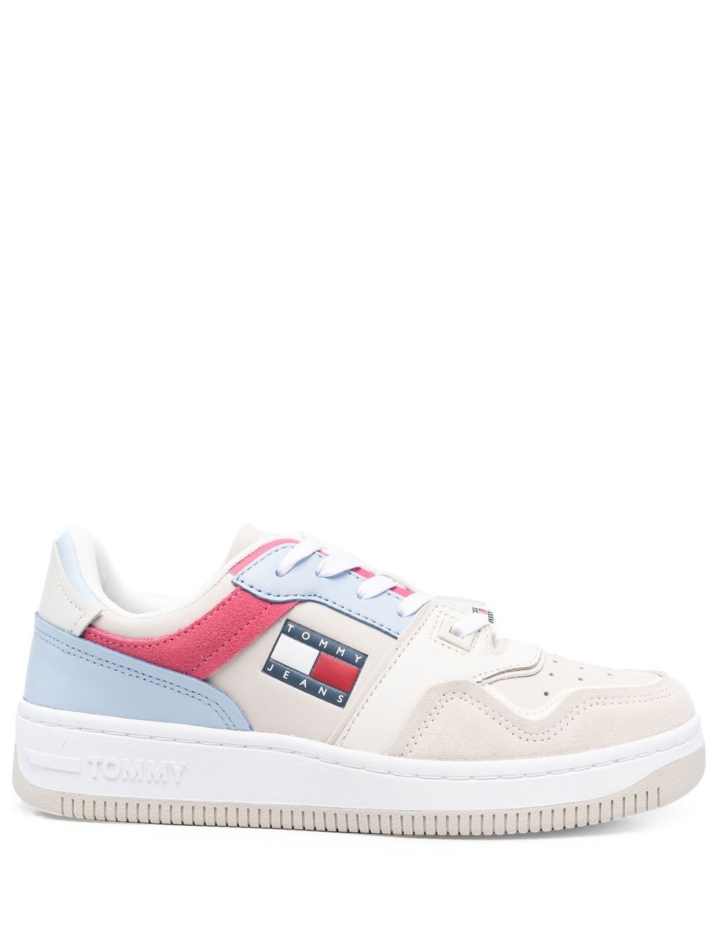 Tommy Jeans 拼色中帮板鞋 - 中性色