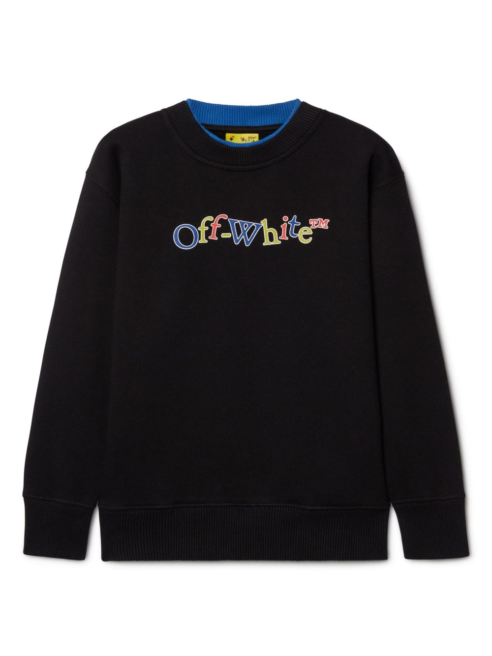 Off-White Kids Bookish Crazy 棉卫衣 - 黑色