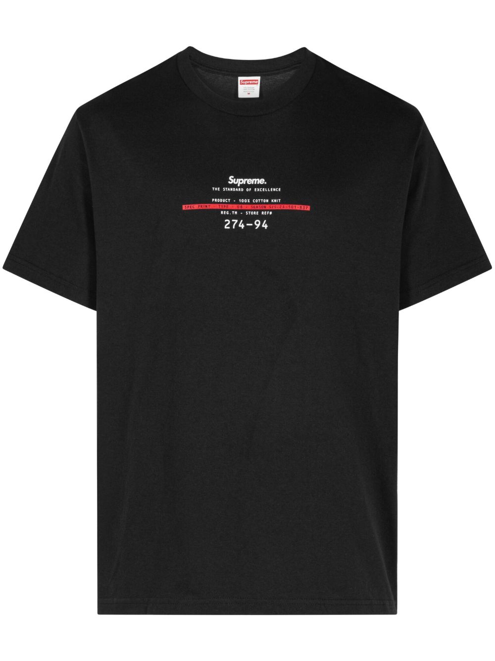 Supreme Standard T恤 - 黑色