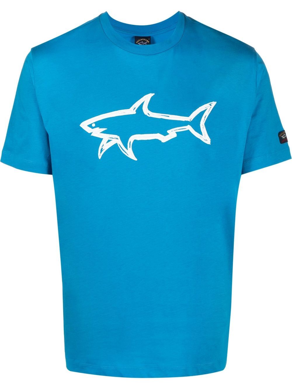 Paul & Shark logo印花T恤 - 蓝色