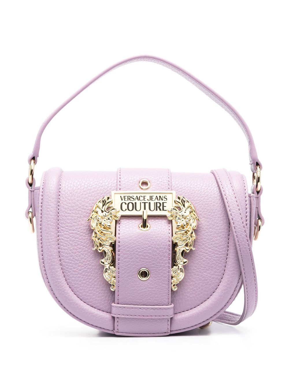 Versace Jeans Couture 巴洛克扣环托特包 - 紫色