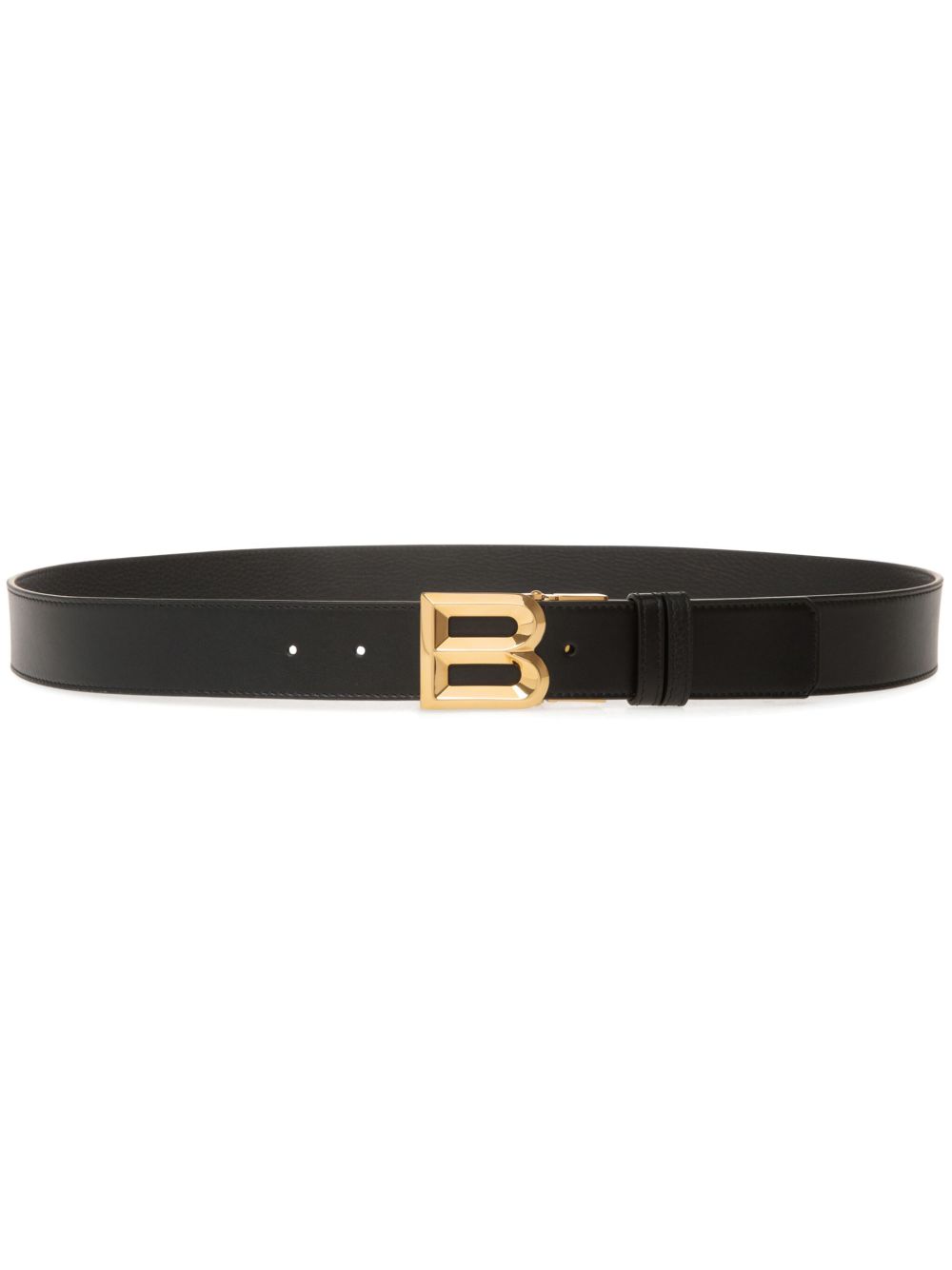 Bally B Bold 皮质腰带 - 黑色