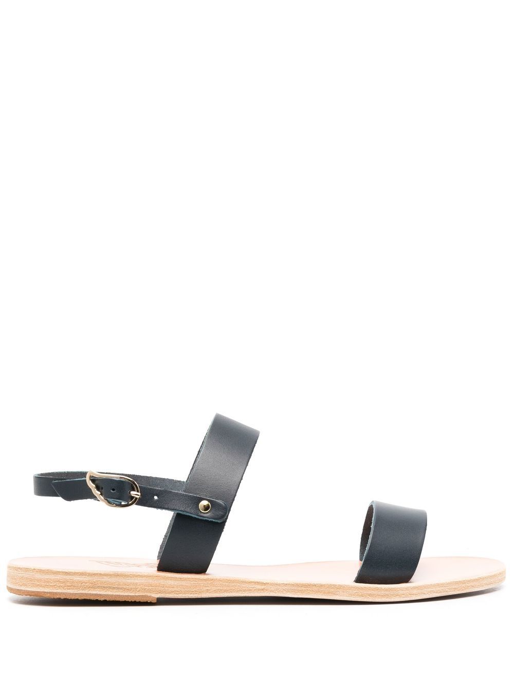 Ancient Greek Sandals Clio 皮质凉鞋 - 蓝色