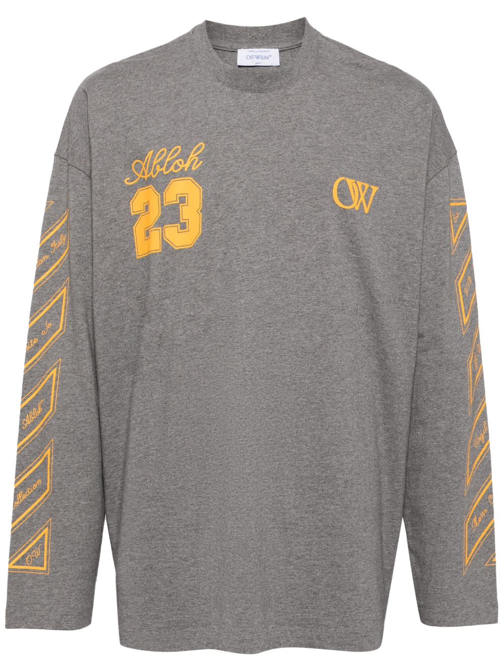 Off-White 0W 23 棉T恤 - 灰色