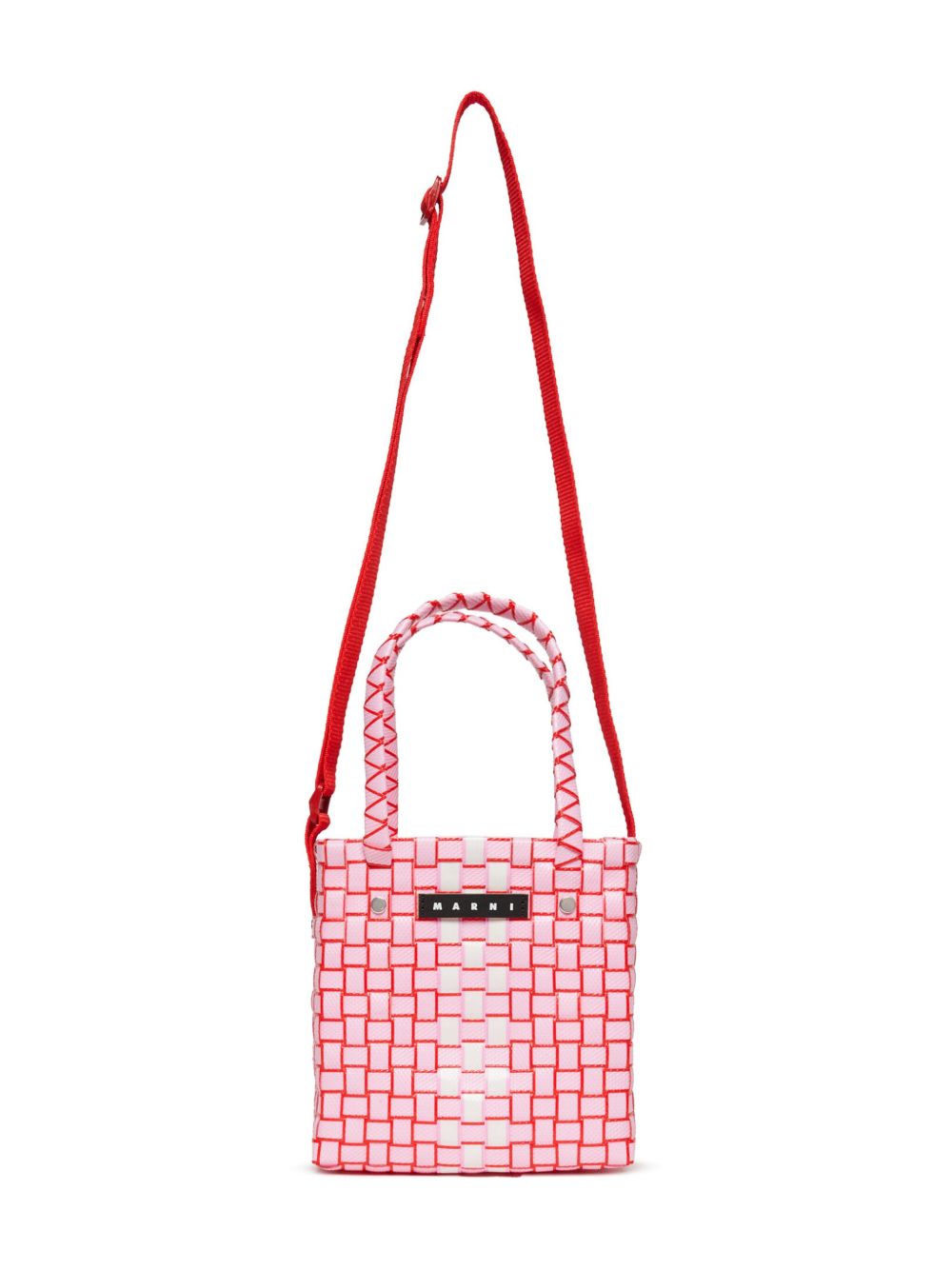 Marni Kids Basket 邮差包 - 粉色