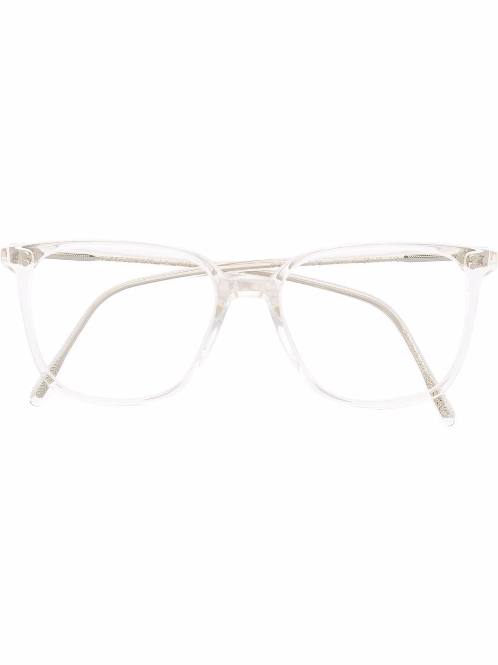 Oliver Peoples 透明镜框眼镜 - 白色