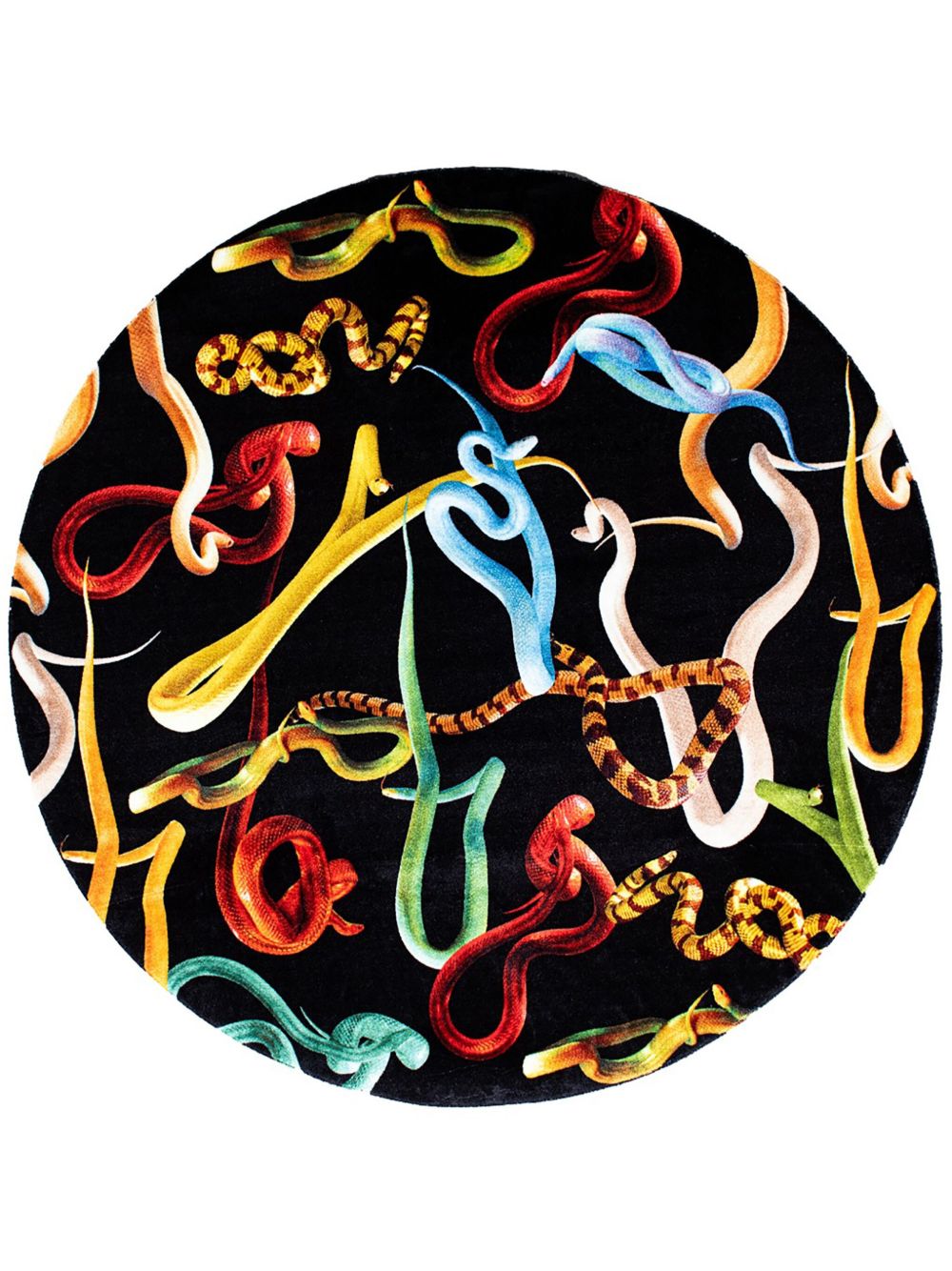 Seletti Snakes 地垫 - 黑色