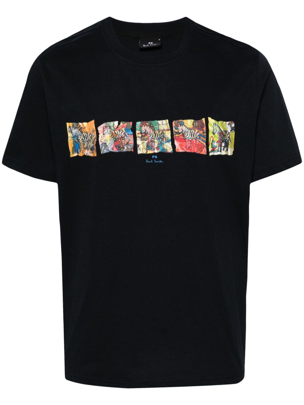 PS Paul Smith Zebras 棉T恤 - 蓝色